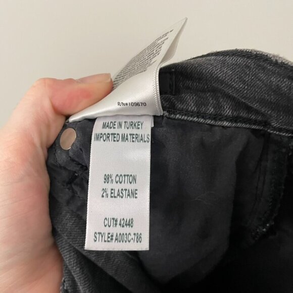 AGOLDE Sophie High Waisted Distressed Ankle Skinny Jeans Size 25 - Picture 2 of 7